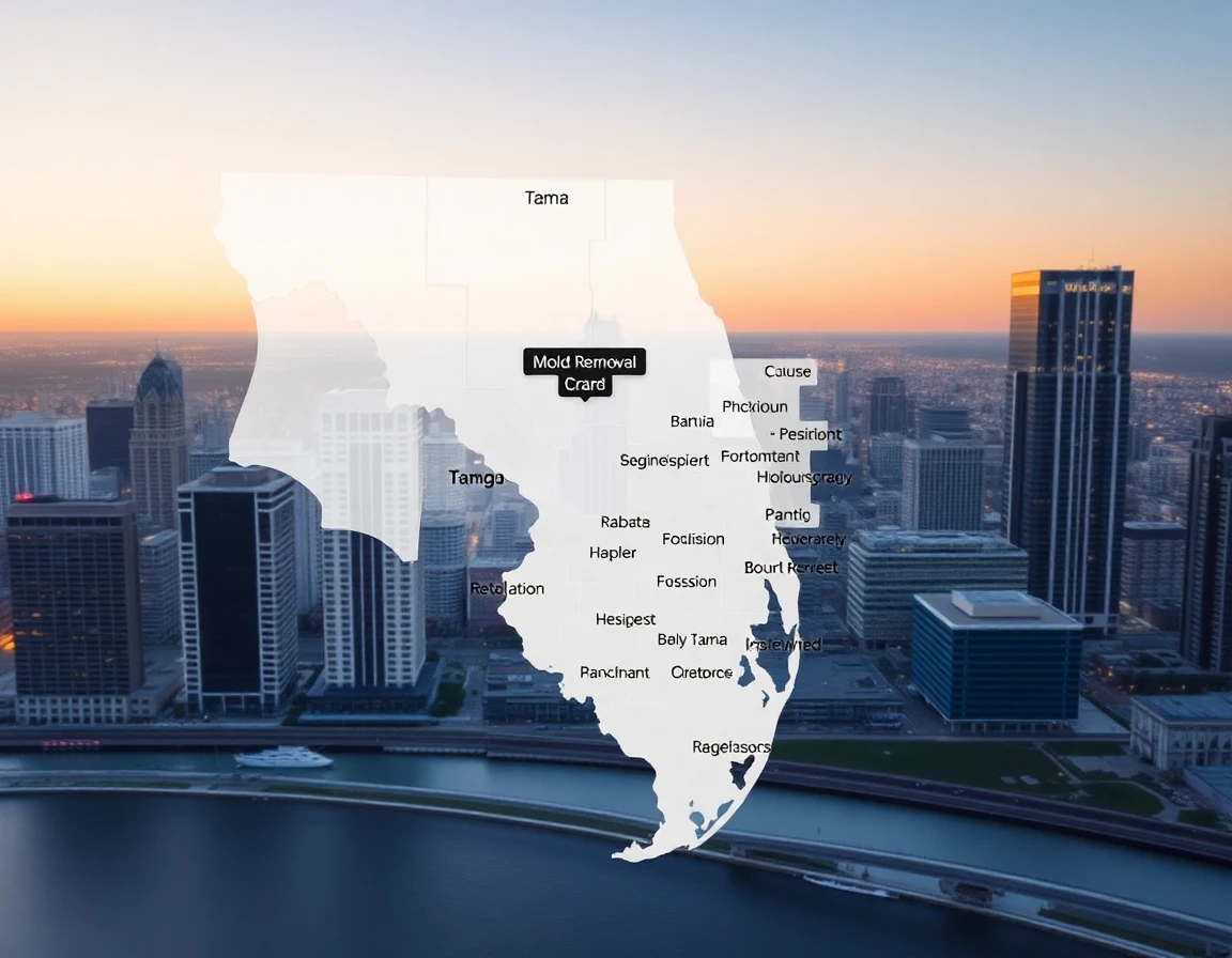 Mold Removal Service Areas Map